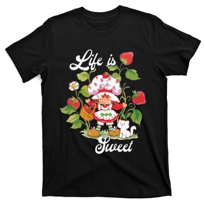 Life Is Sweet Vintage Berry Garden T-Shirt