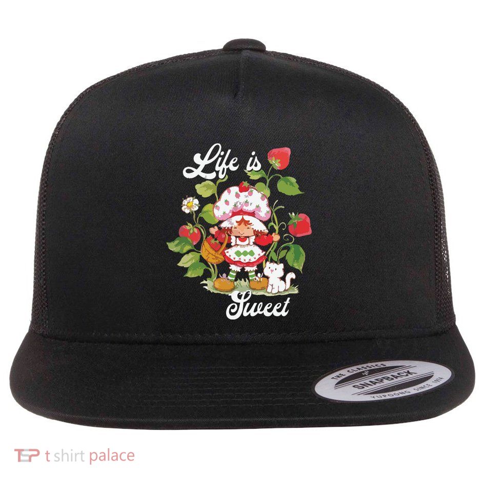 Life Is Sweet Vintage Berry Garden Flatbill Hat