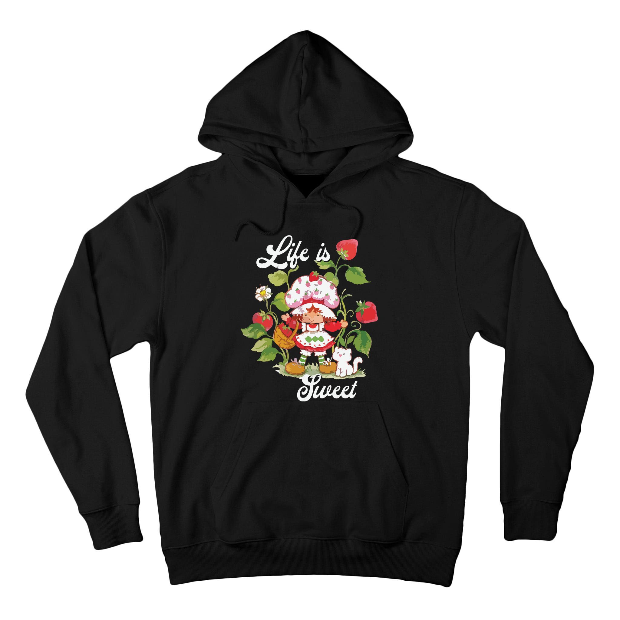 Life Is Sweet Vintage Berry Garden Tall Hoodie