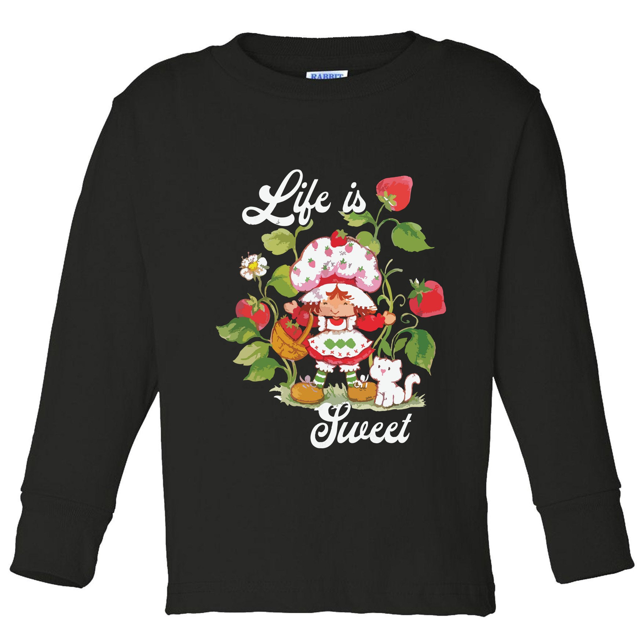 Life Is Sweet Vintage Berry Garden Toddler Long Sleeve Shirt