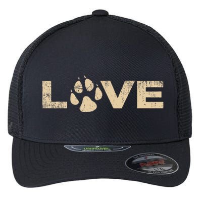 life is so much better with a dog Flexfit Unipanel Trucker Cap