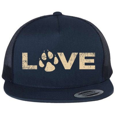 life is so much better with a dog Flat Bill Trucker Hat