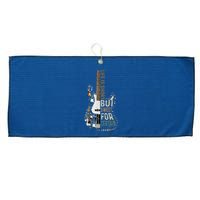 Life Is Short But Sweet For Certain Guitar LoverMusic Lover Large Microfiber Waffle Golf Towel