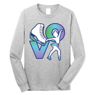 Love Ice Skating Long Sleeve Shirt