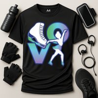 Love Ice Skating Cooling Performance Crew T-Shirt