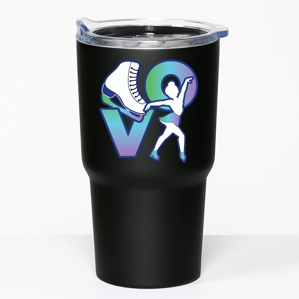 Love Ice Skating Tumbler