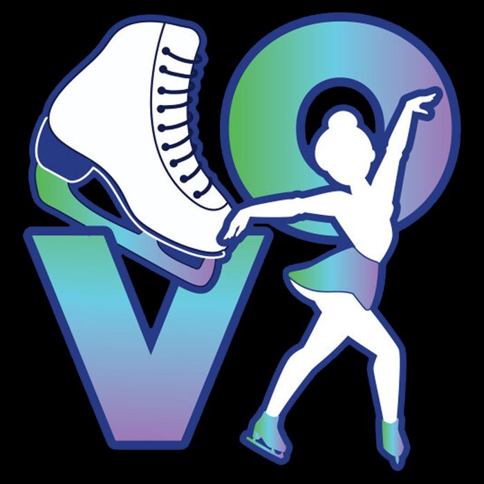 Love Ice Skating Visor