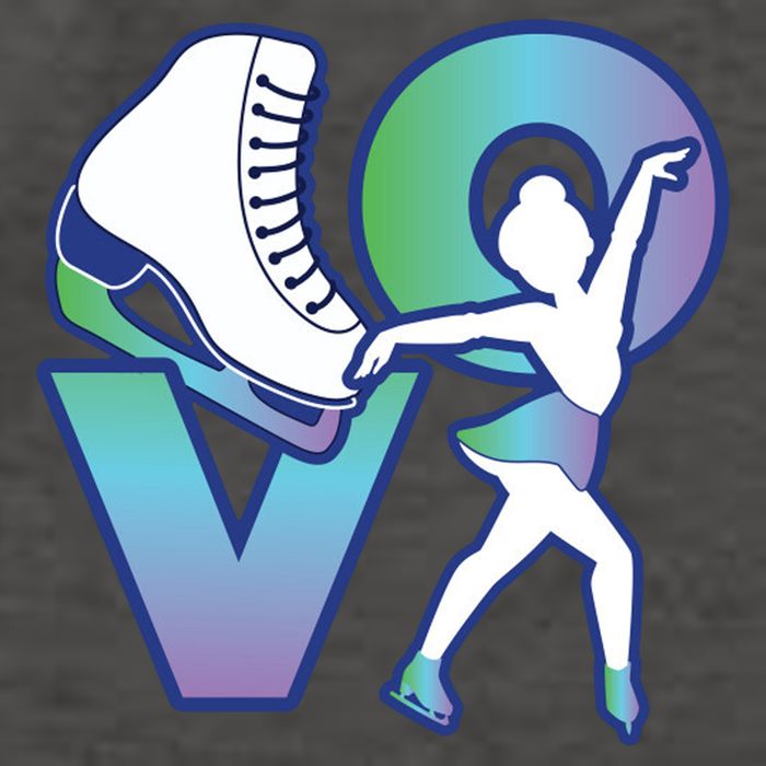 Love Ice Skating Vector Backpack