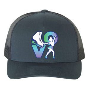 Love Ice Skating Yupoong Adult 5-Panel Trucker Hat