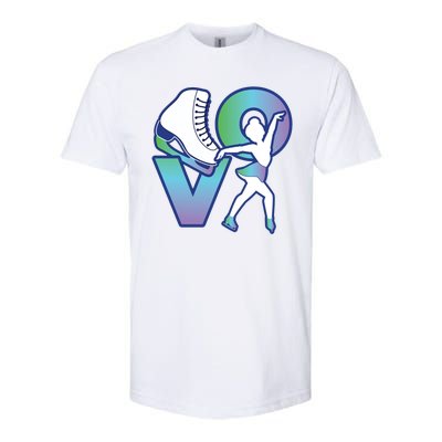 Love Ice Skating Softstyle® CVC T-Shirt