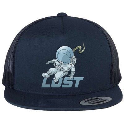 Lost In Space Flat Bill Trucker Hat