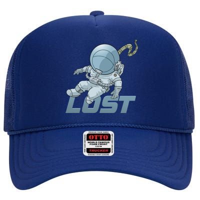 Lost In Space High Crown Mesh Back Trucker Hat