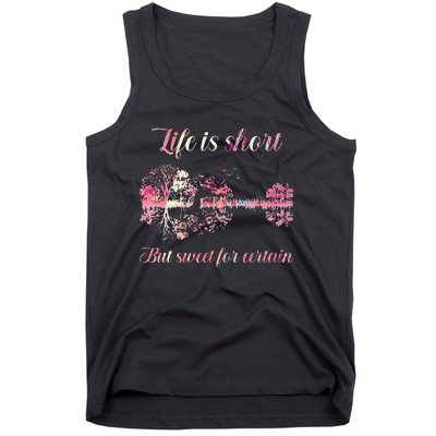 Life Is Short But Sweet For Certain Guitar Tank Top