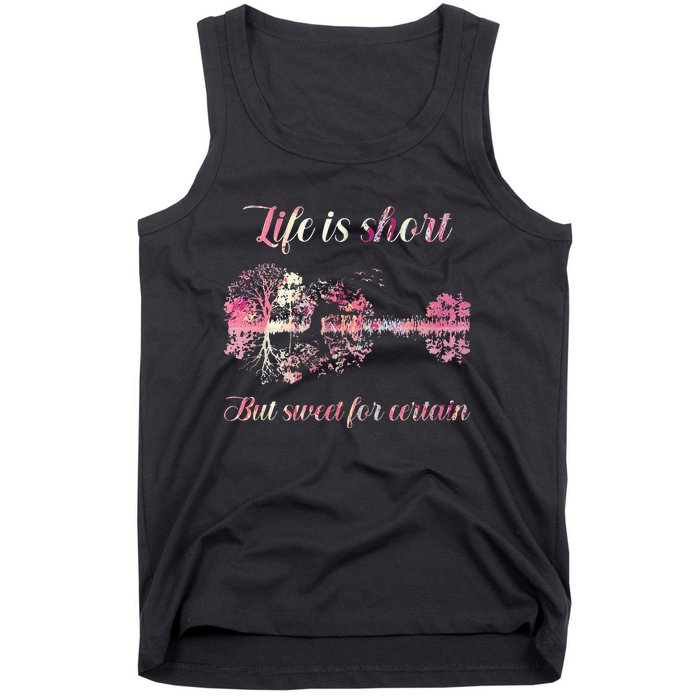 Life Is Short But Sweet For Certain Guitar Tank Top