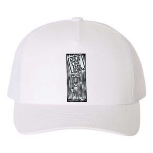 Life Is Short Love Each Other Skeketon Yupoong Adult 5-Panel Trucker Hat