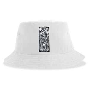 Life Is Short Love Each Other Skeketon Sustainable Bucket Hat