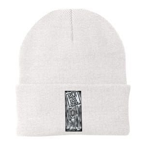 Life Is Short Love Each Other Skeketon Knit Cap Winter Beanie