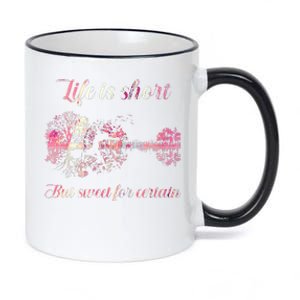 Life Is Short But Sweet For Certain Guitar 11oz Black Color Changing Mug