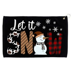 Let It Snow Meaningful Gift Grommeted Golf Towel