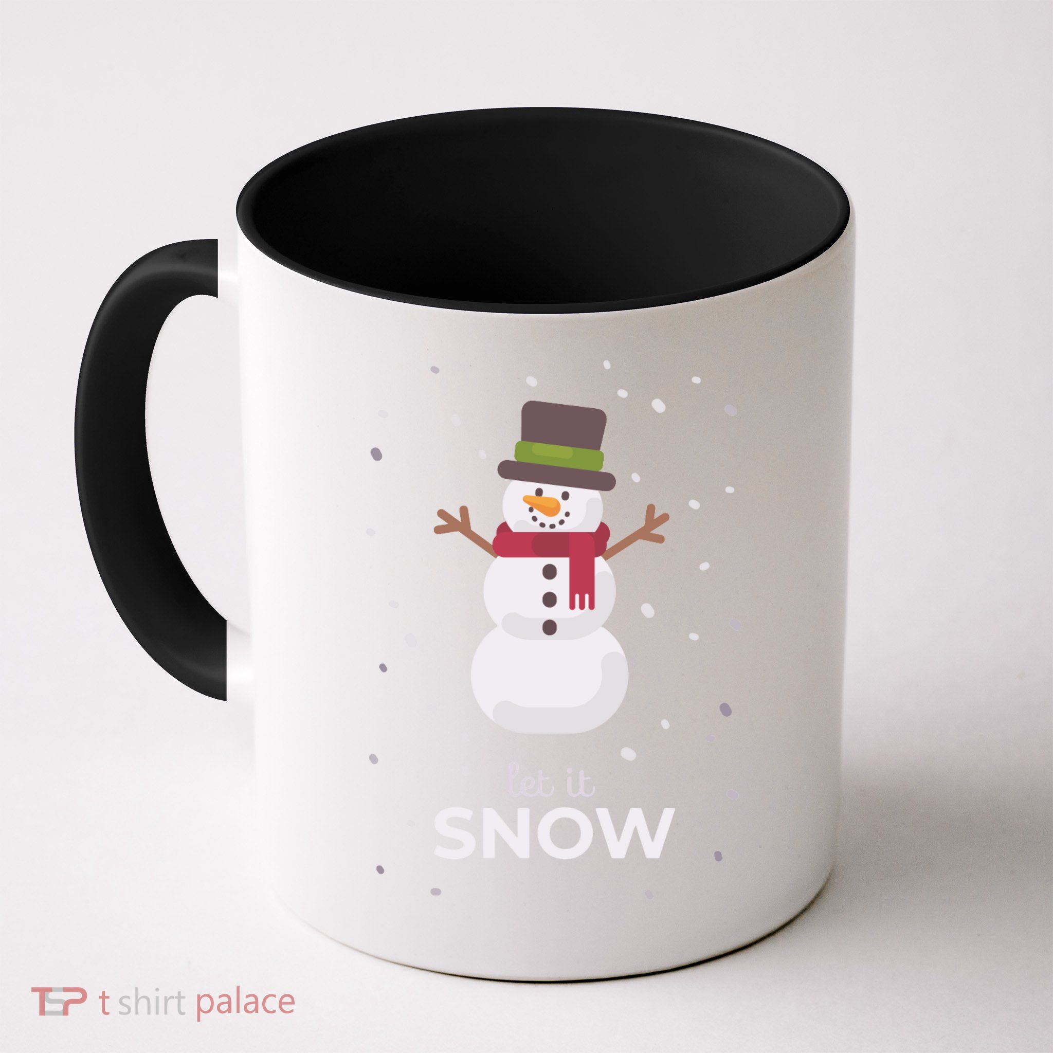Let It Snow Snowman Christmas Funny Mug