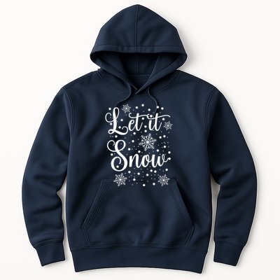 Let It Snow Funny Christmas Pajamas Hoodie