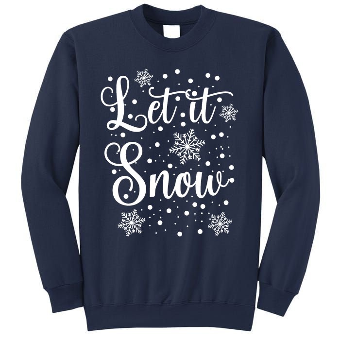 Let It Snow Funny Christmas Pajamas Sweatshirt