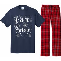 Let It Snow Funny Christmas Pajamas Pajama Set