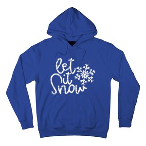 Let It Snow Christmas Snowflake Great Gift Hoodie