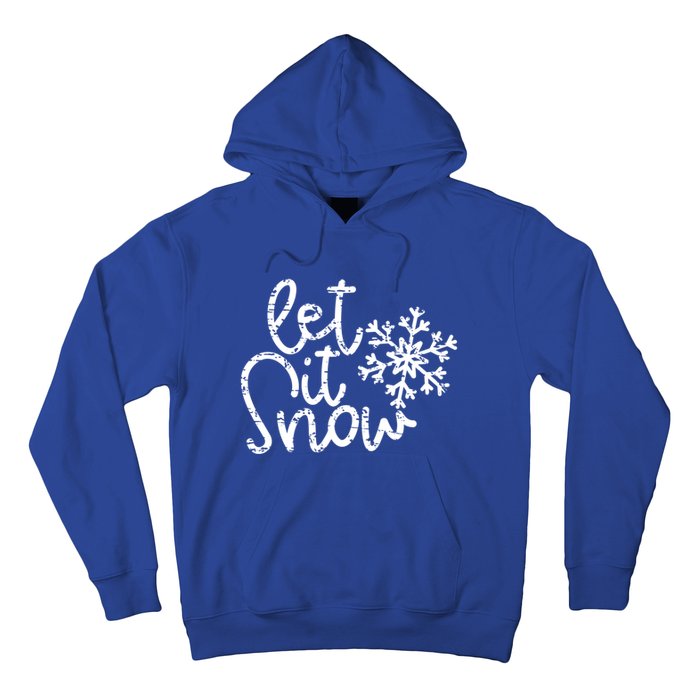 Let It Snow Christmas Snowflake Great Gift Hoodie