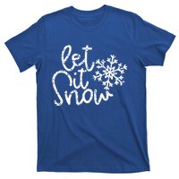 Let It Snow Christmas Snowflake Great Gift T-Shirt