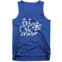 Let It Snow Christmas Snowflake Great Gift Tank Top