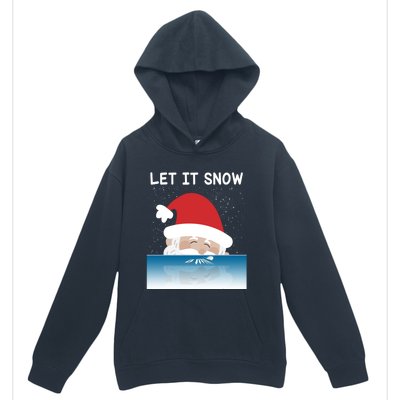 Let It Snow Cocaine Santa Sweater White Christmas Gift Funny Gift Urban Pullover Hoodie