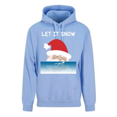 Let It Snow Cocaine Santa Sweater White Christmas Gift Funny Gift Unisex Surf Hoodie