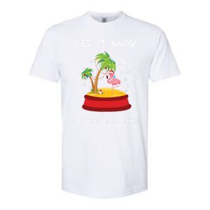 Let It Snow Somewhere Else Funny Christmas Cool Gift Softstyle CVC T-Shirt