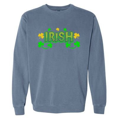 Lucky Irish Shamrock Shenanigans Garment-Dyed Sweatshirt