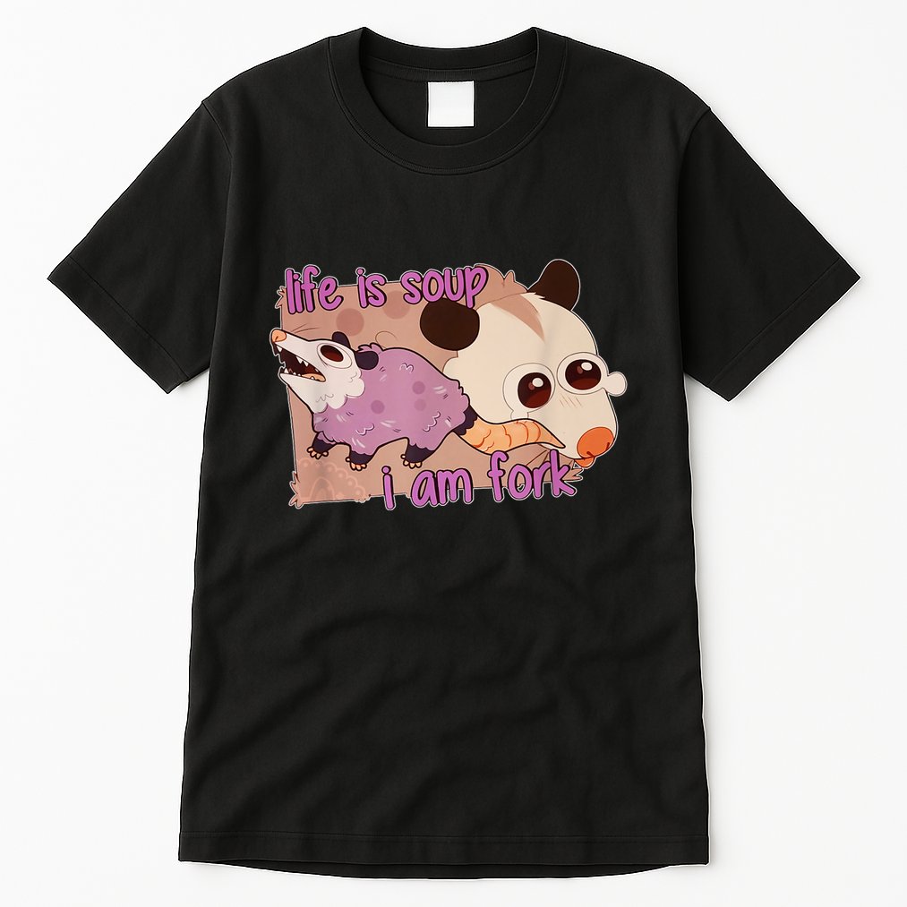 Life Is Soup I Am Fork Tall T-Shirt