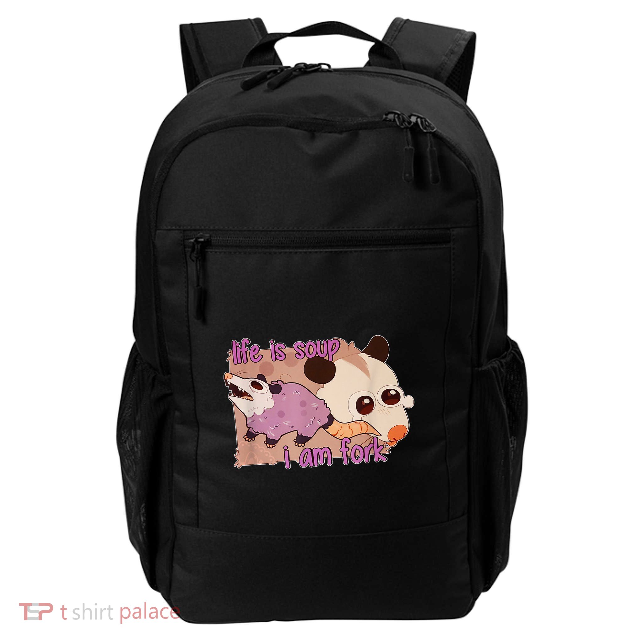 Life Is Soup I Am Fork Backpack