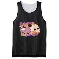 Life Is Soup I Am Fork Mesh Reversible Basketball Jersey Tank