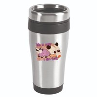 Life Is Soup I Am Fork 16oz Travel Tumbler