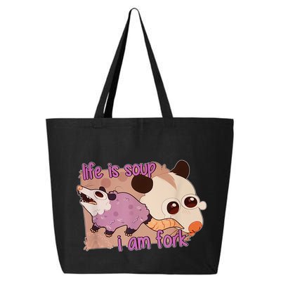 Life Is Soup I Am Fork 25L Jumbo Tote