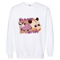 Life Is Soup I Am Fork Garment-Dyed Sweatshirt