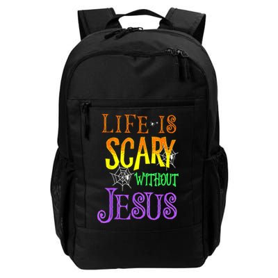 Life Is Scary Without Jesus Halloween Costume Backpack