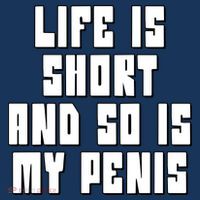 Life Is Short And So Is My Penis Humor 16 in Basic Backpack