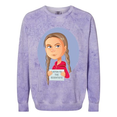 Listen To The Scientists Colorblast Crewneck Sweatshirt