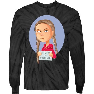 Listen To The Scientists Tie-Dye Long Sleeve Shirt