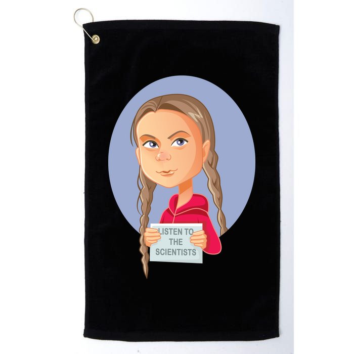 Listen To The Scientists Golf Towel