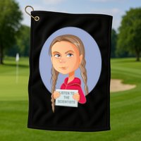 Listen To The Scientists Golf Towel