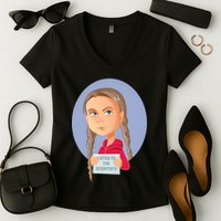 Listen To The Scientists Women's V-Neck T-Shirt