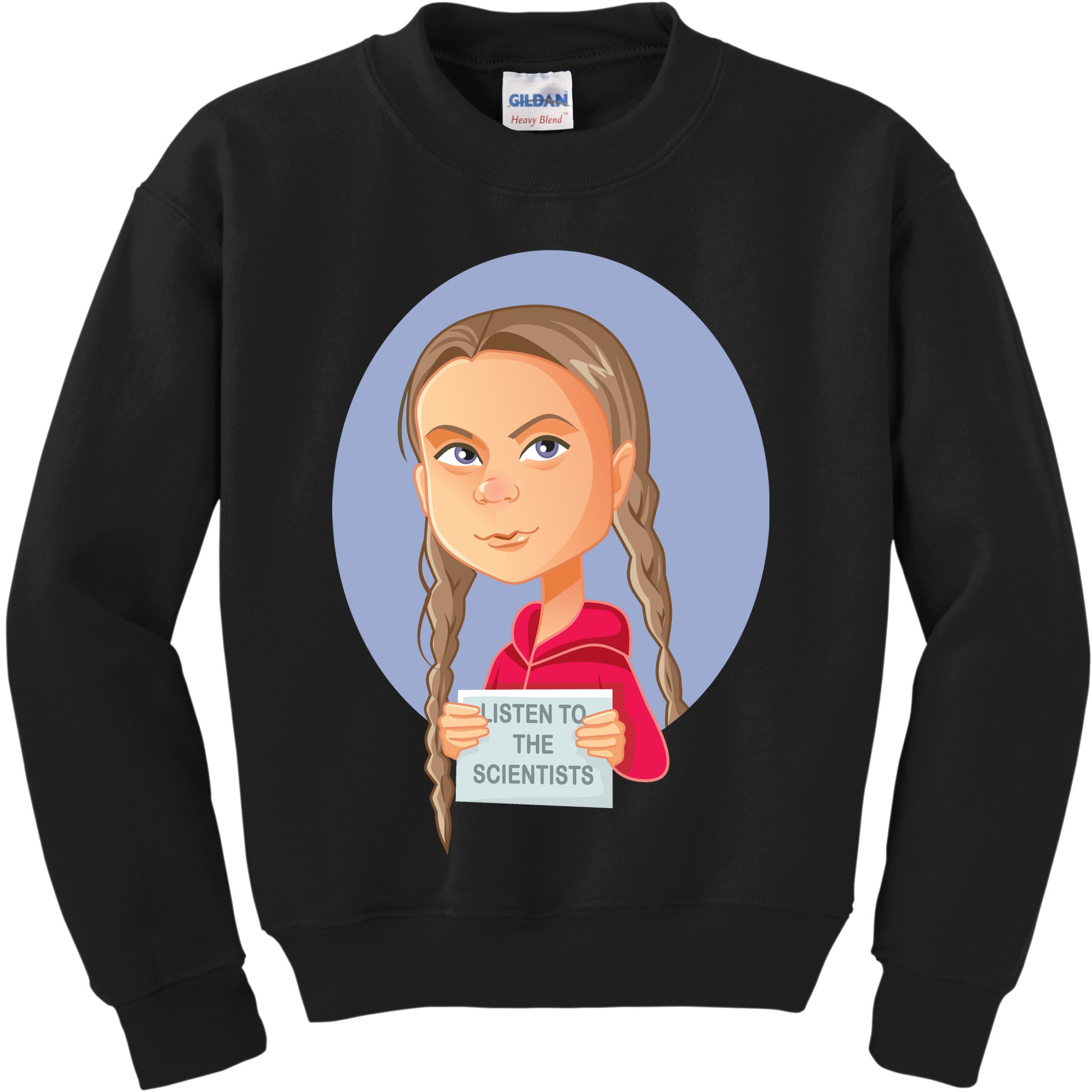 Listen To The Scientists Kids Sweatshirt