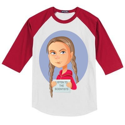 Listen To The Scientists Kids Colorblock Raglan Jersey